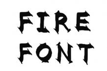 Fire Font Free Download OTF TTF | DLFreeFont