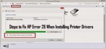 Easy way to Fix HP Printer Error Code 28