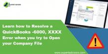 Fix QuickBooks Error 6000: When Accessing to the Company File