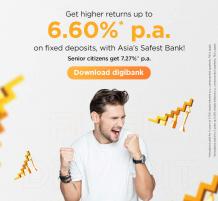 Senior Citizen Fixed Deposits - digibank by DBS