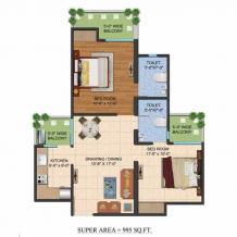 Ajnara Le Garden Noida Floor Plan