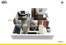 Complete 2BHK, 3BHK Luuxury Apartment floor plan | SSM Nagar