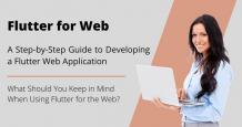 How to develop a flutter web app using flutter for web?