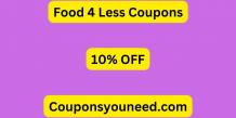 10% off Food 4 Less Coupons March 2025 (*NEW*)