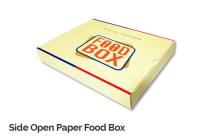 Side Open Paper Food Boxes Manufacturer in India