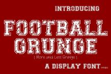 Football Grunge Font Free Download OTF TTF | DLFreeFont