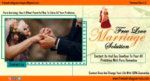 Free Love Marriage Solution - Inter caste love marriage solution for free