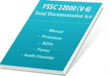 FSSC 22000 V6 Documents | FSMS Compliance 