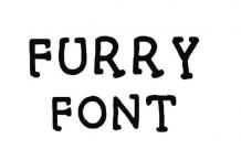 Furry Font Free Download OTF TTF | DLFreeFont