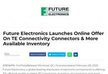 Future Electronics boasts an industry-leading selection of connectors