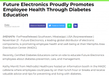 Future Electronics cares deeply for the health of its employees