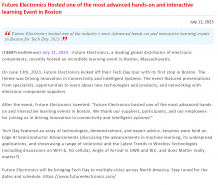 Future Electronics is leader in electronics distribution, 3rd in sales worldwide