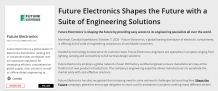 Future Electronics’ is shaping the future by offering access to its engineering