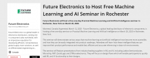 Future Electronics to Host Free Machine Learning and AI Seminar in Rochester