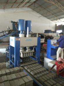 Fly Ash Brick Making Machine Manufacturers in Coimbatore, Hydraulic Concrete Block Making Machine - Ash Brick Engineering