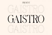 Gaistro Font Free Download OTF TTF | DLFreeFont