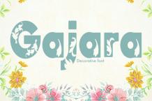 Gajara Font Free Download OTF TTF | DLFreeFont