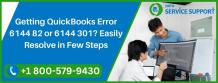 QuickBooks error 6144 82 - Here Multiple Solutions to fix it 
