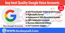 Buy Google Voice Accounts -100% Numbers verified Accounts