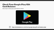 Google Play Gift Card Check The Balance | Visual.ly