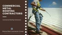Commercial Metal Roofing Contractors