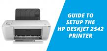 Guide To Setup the HP DeskJet 2542 Printer