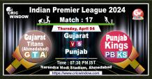 IPL Gujarat vs Punjab live score and Report