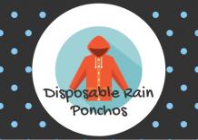 Disposable Rain Ponchos Are Ideal for Brand Promotion