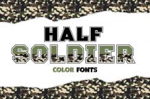 Half Soldier Font Free Download OTF TTF | DLFreeFont