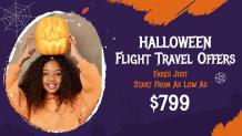 Halloween Flight Travel Offers: Fares Just Starts From $799*