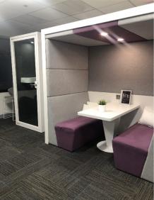 Acoustic Meeting Pods for Open Office Space – Hive Cafe &#8211; Spaceworx
