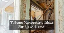 Top 7 Small Home Renovation Ideas | House Remodeling