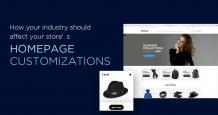 How Industry should Affect Store&#039;s Homepage Customization?