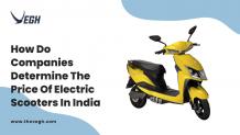 How Do Companies Determine The Price Of Electric Scooters In India