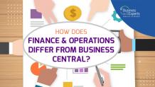 How Does Finance & Operations Differ from Business Central?