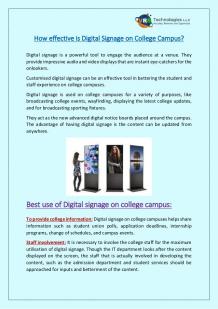 Digital Signage