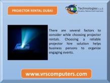 How is Projector Rental the Best Choice for Business Persons in Dubai?