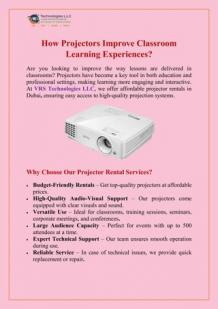 How Projectors Enhance Classroom Learning Experiences?