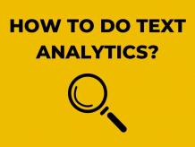 How to do text analytics? - TheOmniBuzz