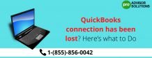 QuickBooks connection has been lost? Here’s what to Do