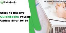 Solutions to Resolve the QuickBooks Payroll Error 30159