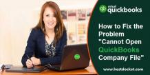 Fix Error: Cannot Open QuickBooks Company File [Solved]