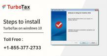 How to install TurboTax on windows 10 | +1-855-377-2733