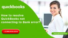 How to resolve QuickBooks not connecting to Bank error? - QBS Solved