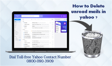 How to delete unread mails in yahoo