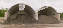 Industrial Shelters For Savings In Aggregate Storage
