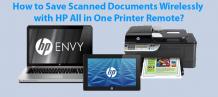 how to save scanned documents wirelessly