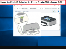 How to Fix HP Printer is in Error State?