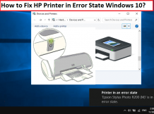 Fix HP Printer In Error State