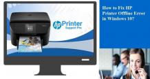 How To Fix HP Printer Offline Error In Window 10/7